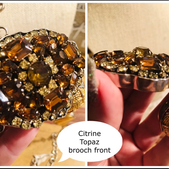 Barry Brinker citrine Topaz sterling silver necklace - Picture 14 of 17